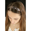 Light Pink Cheetah Glitter Headband
