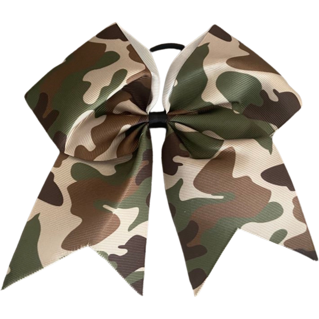 Camo Cheer Bow