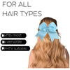 Light Blue Cheer Bows - 10 Pack