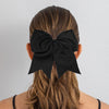Black Clip Hair Bow