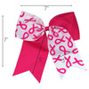 Two Tone Breast Cancer Awareness Bow