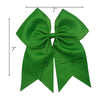 Green Clip Hair Bow