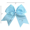 Light Blue Clip Hair Bow