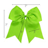Lime Cheer Bow