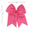Medium Pink Clip Hair Bow