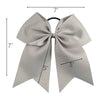 Gray Cheer Bows - 10 Pack