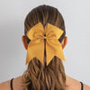 Gold Clip Hair Bows - 10 Pack