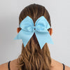Light Blue Clip Hair Bow