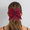 Maroon Clip Hair Bow