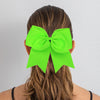 Neon Green Clip Hair Bow