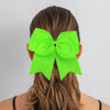 Neon Green Cheer Bows - 10 Pack