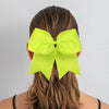 Neon Yellow Clip Hair Bow