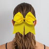 Yellow Clip Hair Bows - 10 Pack