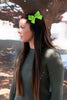 Lime Classic Hair Bow