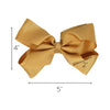 Gold Classic Hair Bows - 10 Pack