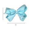 Light Blue Classic Hair Bow