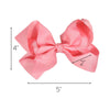 Light Pink Classic Hair Bows - 10 Pack