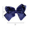 Navy Classic Hair Bow