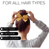 Gold Classic Hair Bows - 10 Pack