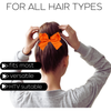 Orange Classic Hair Bow