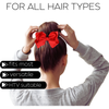 Red Classic Hair Bow