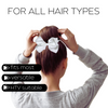 White Classic Hair Bow
