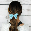 Light Blue Classic Hair Bow
