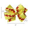 Softball Seam Sports Classic Hair Bow