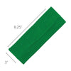 Green Wide Headbands - 12 Pack