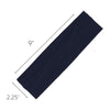 Navy Cotton Headbands - 12 Pack