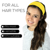 Yellow Cotton Headbands - 12 Pack