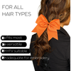 Orange Glitter Cheer Bow