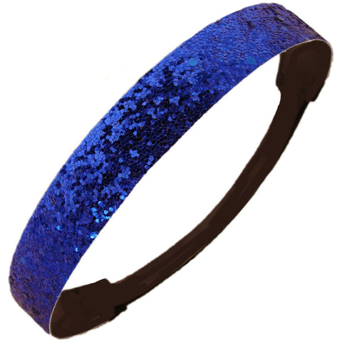 Glitter Headband Girls Headband Sparkly Hair Head Band Blue