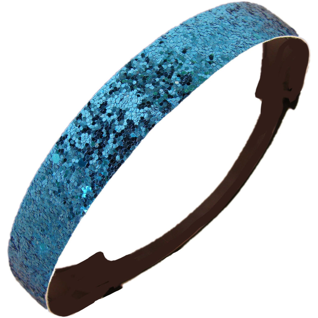 Teal Glitter Headband
