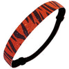 Orange Zebra Glitter Headband