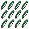 Green Glitter Headbands - 12 Pack