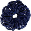Navy Hair Elastics - 100 Pack