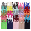 Solid Ribbon Hair Ties - 100 Pack