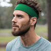 Green Cotton Headbands - 12 Pack