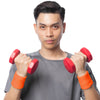Orange Wrist Sweatbands - 6 Pack