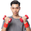 Red Wrist Sweatbands - 6 Pack