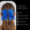 Blue Clip Hair Bow