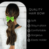 Lime Classic Hair Bow