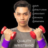 Purple Wrist Sweatbands - 2 Pack
