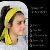 Yellow Tie Headband