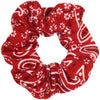 Red Bandana Scrunchie