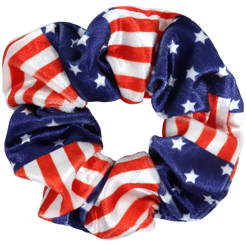 Amercian Flag Scrunchie