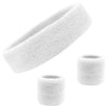 White Sweatband Set