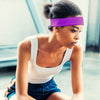 Purple Head Sweatbands - 3 Pack