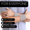 Gray Wrist Sweatbands - 6 Pack